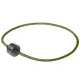 Magnetschnur L, 45 cm olive