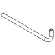Oberes Befestigungsrohr ø 35 x 3 mm