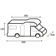 Reisemobil-Schutzhülle Design 12M, 650 cm, 600 cm