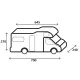 Reisemobil-Schutzhülle Design 12M, 700 cm, 650 cm