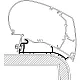 Roof Adapter für Eriba Nova Wohnwagen 2013 zu TO Serie 6 und 9, Länge 4 m -