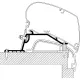 Roof Adapter für Hobby Wohnwagen Premium ab Bj. 2012 zu TO Serie 6 und 9