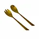 Salatbesteck Elegant - 2-teilig, gold