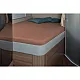 Spannbettlaken 142 x 195 (158 / 42) cm für französisches Bett im Reisemobil, macciato -