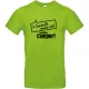 T-Shirt ''n Scheiß muss ich! Ich bin Camper!', Apfelgrün, Größe XL