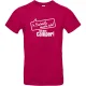 T-Shirt ''n Scheiß muss ich! Ich bin Camper!', Fuchsia, Größe S