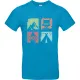 T-Shirt Vanlife 1, Hawaii Blau, Größe S