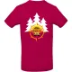 T-Shirt Vanlife 2, Fuchsia, Größe L