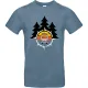 T-Shirt Vanlife 2, Grau/Blau, Größe M