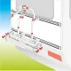 Verstärkungsprofil Fixing-Bar CB, silber, l:240 cm, 2er-Set