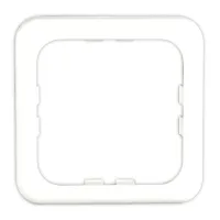 Abdeckrahmen weiß, 2-fach