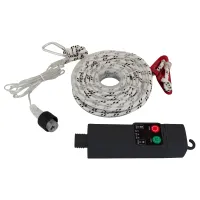 Abspannleine mit integrierter LED-Beleuchtung weiß