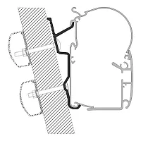 Adapter für Fiat Ducato H3 ab Bj. 2006/07 zu Markisen Dometic Serie 1 -