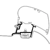 Adapter für MB Sprinter ab Bj. 2006/04 mit vorhandener Dachträgerschiene zu - TO Serie 6 und 9