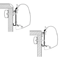 Adapter für Rapido Serie 7, 8 zu TO Serie 5 und 8 -