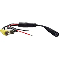 Adapter Monitor, 6-polige Buchse auf 2 Cinch-Stecker -