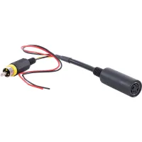 Adapter Monitor, 4-polige Kupplung auf Cinchstecker