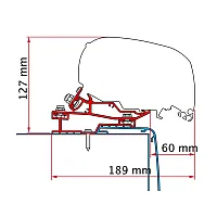 Adapter Rapido C Line - 425 cm, Markisenadapter F80