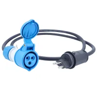 Adapterkabel SEV -> CEE, Schweiz, 1,5 m