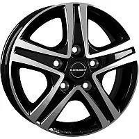 Aluminiumfelge Borbet CWD, black polished glossy, 16 für Fiat Ducato mit Light-Chassis - ab Bj. 2006/07