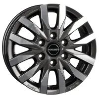 Aluminiumfelge CW6 für MB Sprinter ab Baujahr 2006/04 mit Allrad, mistral anthracite polished glossy, 6,5 x 16