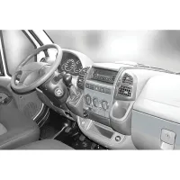 Armaturenbrett-Veredelung Aluminium, 9-teilig, für Fiat Ducato ab Bj. 04/2006
