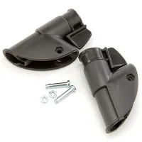 Armlehnengehäuse RSXA + RSXA Clip anthrazit, 2er-Set