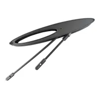 Armlehnenset Cham Elips anthrazit, 2er-Set