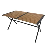 Bambus Rolltisch Chambery, 140 cm