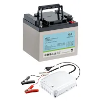 Batterie- und Ladegerät-Set für Rangierantriebe Energie-Paket, 75 Ah