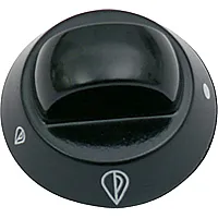 Bedienknopf schwarz für Dometic-Kocher und Kombinationen, Serie MO, PI -