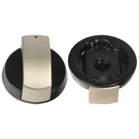 Bedienknopf, silber für Dometic-Kombinationen HSG 2440 und HSG 2370