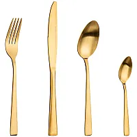 Besteckset - 16-tlg., gold