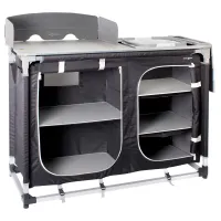 Campingschrank Azabache, schwarz, Azabache CTW Square HWT