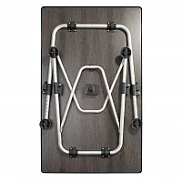 Campingtisch HighQ Blackline - 80 x 60 cm