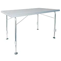 Campingtisch Stabilic - hellgrau, 115 x 70 cm
