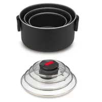 Click&Cook Kochtopf mit Glasdeckel, 16 cm