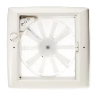 Dachhaube mit Ventilator, 12 Volt, weiß