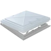 Dachhaube Modell 42K mit Fliegengitter und Verdunkelung, grau