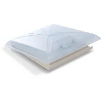 Dachhaube Modell 46K mit Fliegengitter und Verdunkelung, cremeweiß