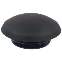 Dachlüfter 110 mit Fliegengitter, schwarz