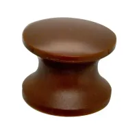 Druckknopf braun