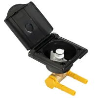 Duschanschluss außen ø 12 mm, schwarz