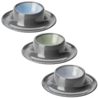 Eierbecher Vivid Line, hellblau, 4er-Set