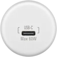 Einbauladegerät USB-C 60 W, weiß