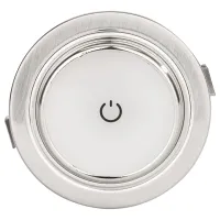 Einbaustrahler Touch, silber