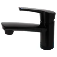 Einhebelmischer Como Kompakt schwarz matt, Auslauflänge 120 mm, lose