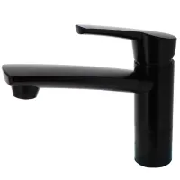 Einhebelmischer Como schwarz matt, Auslauflänge 140 mm, lose