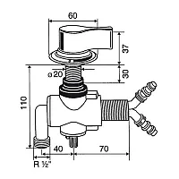 Einhebelmischer Mono-Mix UT - chrom
