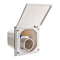 Einspeisung CEE Caravan M - cremeweiß